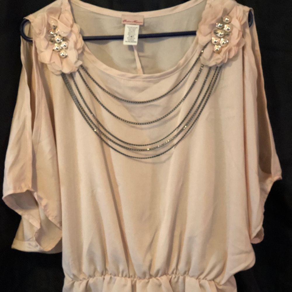 Champagne Evening/Business Blouse
